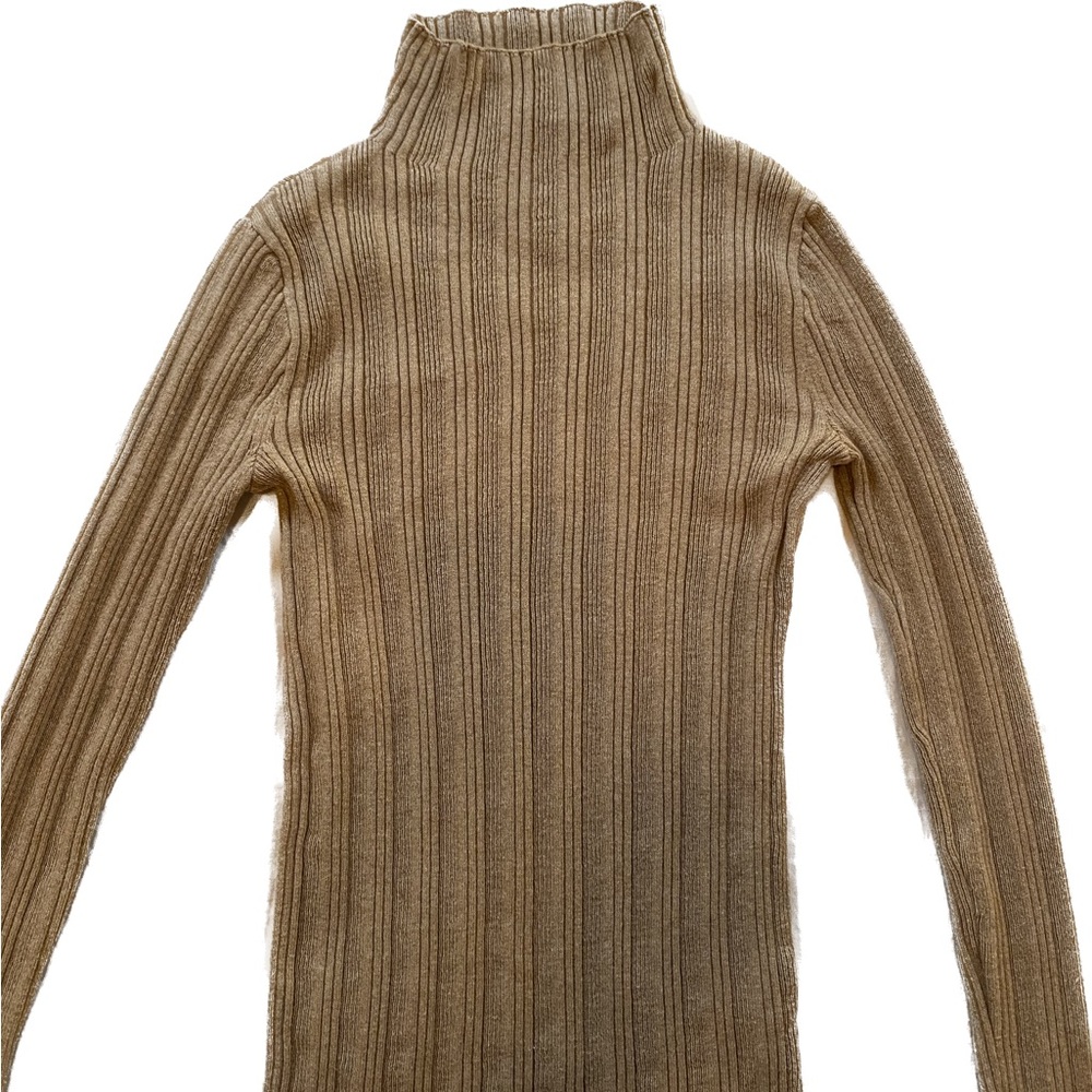 Madewell Ribbed Tan Sweater - Picture 3 of 4